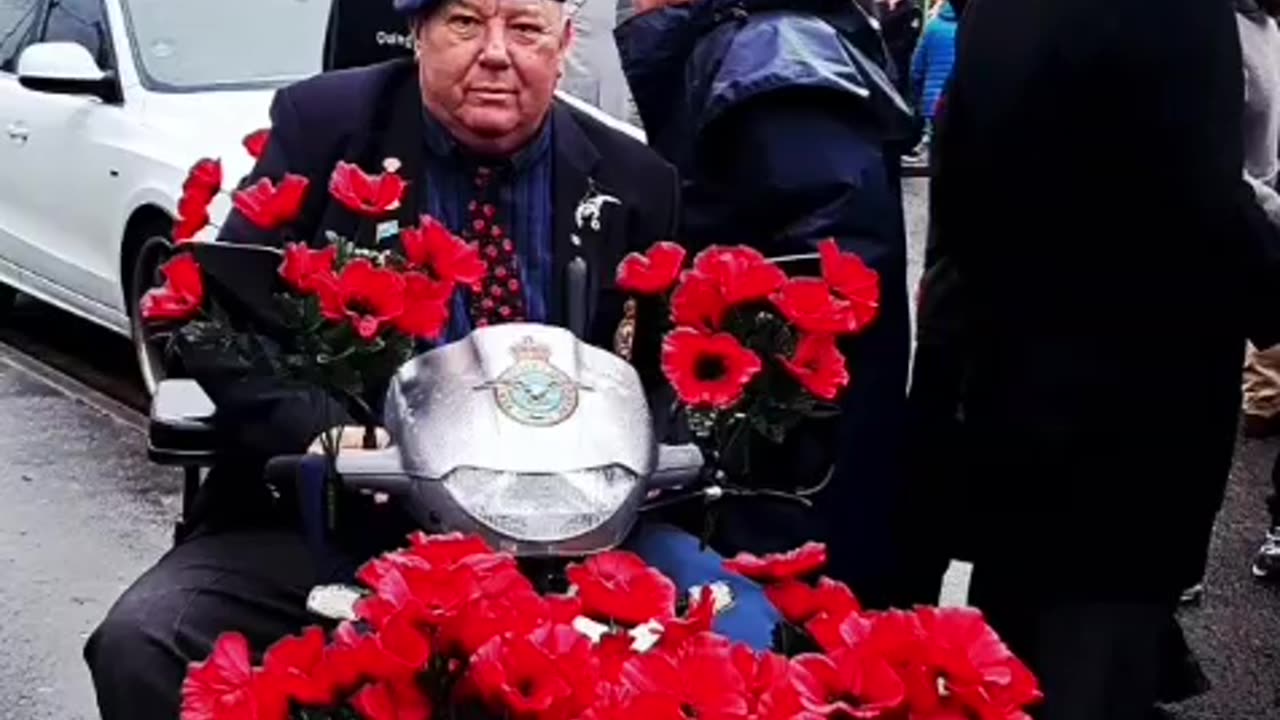 Llanelli Remembrance day ceremony