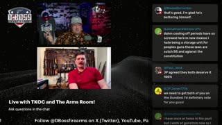 D'Boss Firearms is LIVE with The King of Camo and The Arms Room!