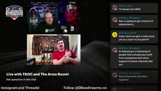 D'Boss Firearms is LIVE with The King of Camo and The Arms Room!