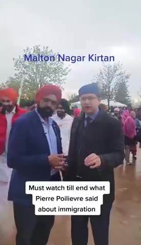 Pierre Poillevre Is Anti-White Controlled Opposition: Pushing The Great Replacement Same As Trudeau