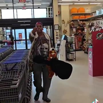 Blacks destroy store