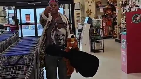 Blacks destroy store