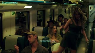Amy hooks up with a stranger on a train 😬