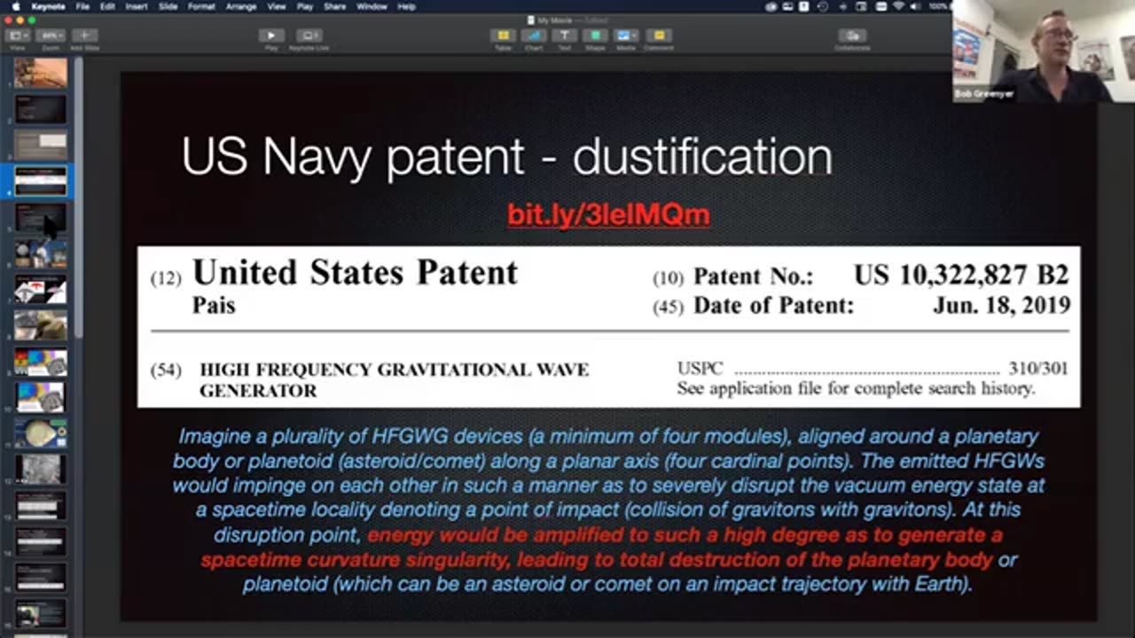 US NAVY Dustification Patent