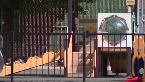 strapped to chairs at a child care center in Chicago