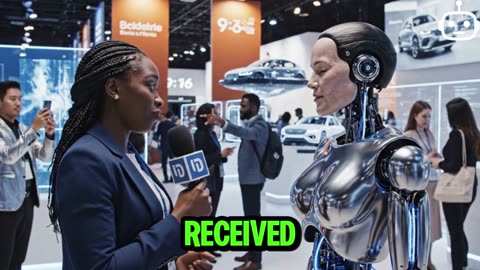 A Candid Moment on the Expo Floor