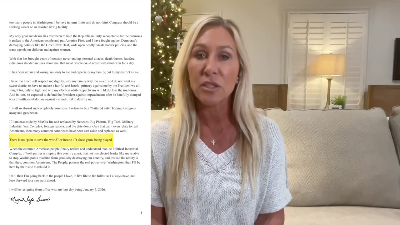 Marjorie Taylor Greene is stepping down from Congress