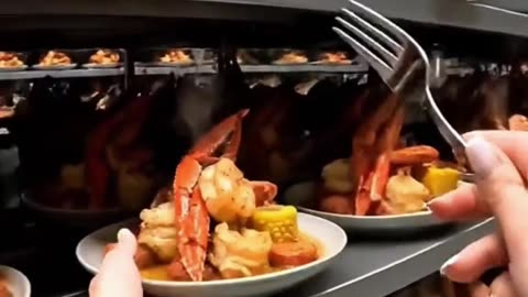 Which endless food room would you choose? #ai #oddlysatisfying