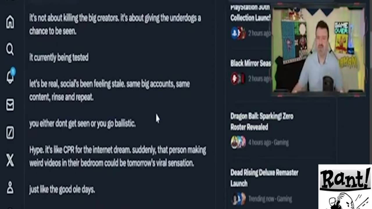 DSP Rants About having to beg for Youtube hype