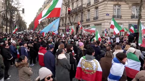 Anti-regime rallies in cities worldwide back Iran protesters