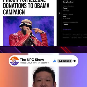 Rapper Gets 14 Years For Funneling $21,000,000 To Obama ⚖️👮🧑‍⚖️