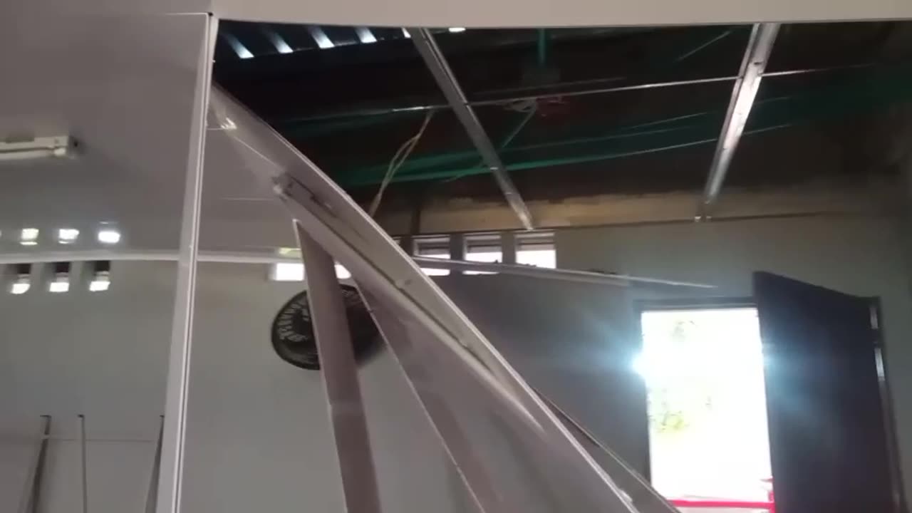 Caída de techo en la Escuela Normal Superior Cartagena de Indias