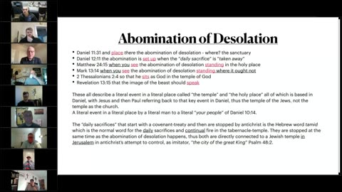 Session #57 End Times/Prophecy - Group Discussion of Daniel 10-12, part 2