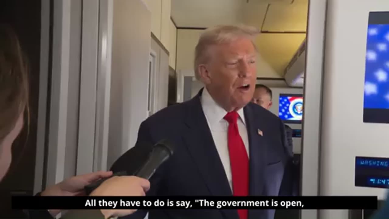 Trump Rants To Reporters That Food Stamp Recipients Are ‘Largely Democrats’