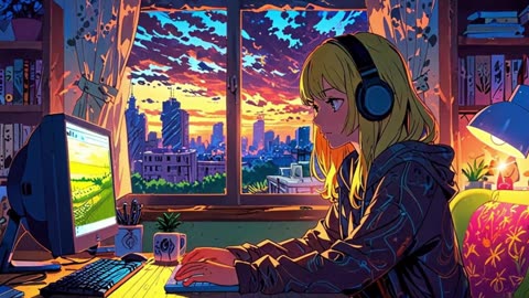 Lo-Fi Cozy/Jazz instrumental 20025 Beats relaxing, study, sunset, coffee ☕ and chill cafe relax lofi