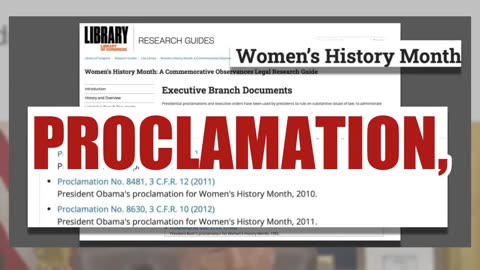 Fact Check: Women's History Month Was NOT Just Created By A Trump Executive Order -- Started In 1987