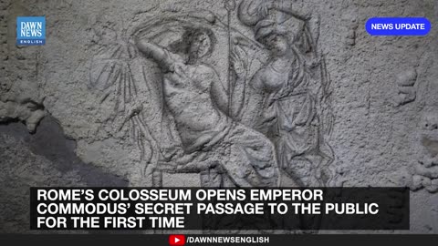 Secret Imperial Passage Opens in Rome's Colosseum After 2,000 Years
