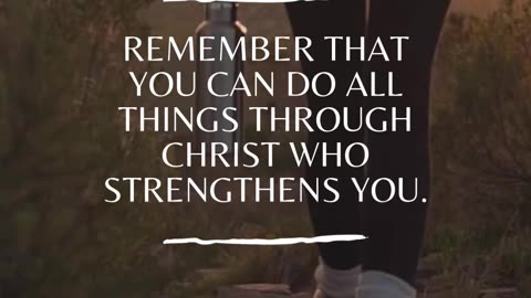 With God, you have the strength to face any challenge. Lean on Him! 💪