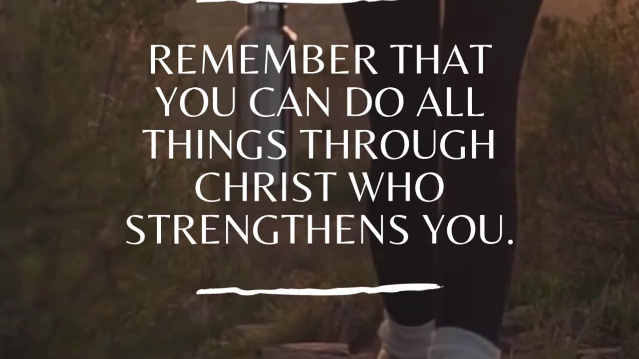 With God, you have the strength to face any challenge. Lean on Him! 💪