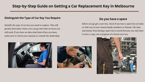 How To Get A Car Key Replacement In Melbourne