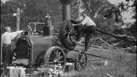 Henry Ford and John Burr... - Henry Ford and John Burroughs with Steam Engine Skimobile - fc-fc-2134