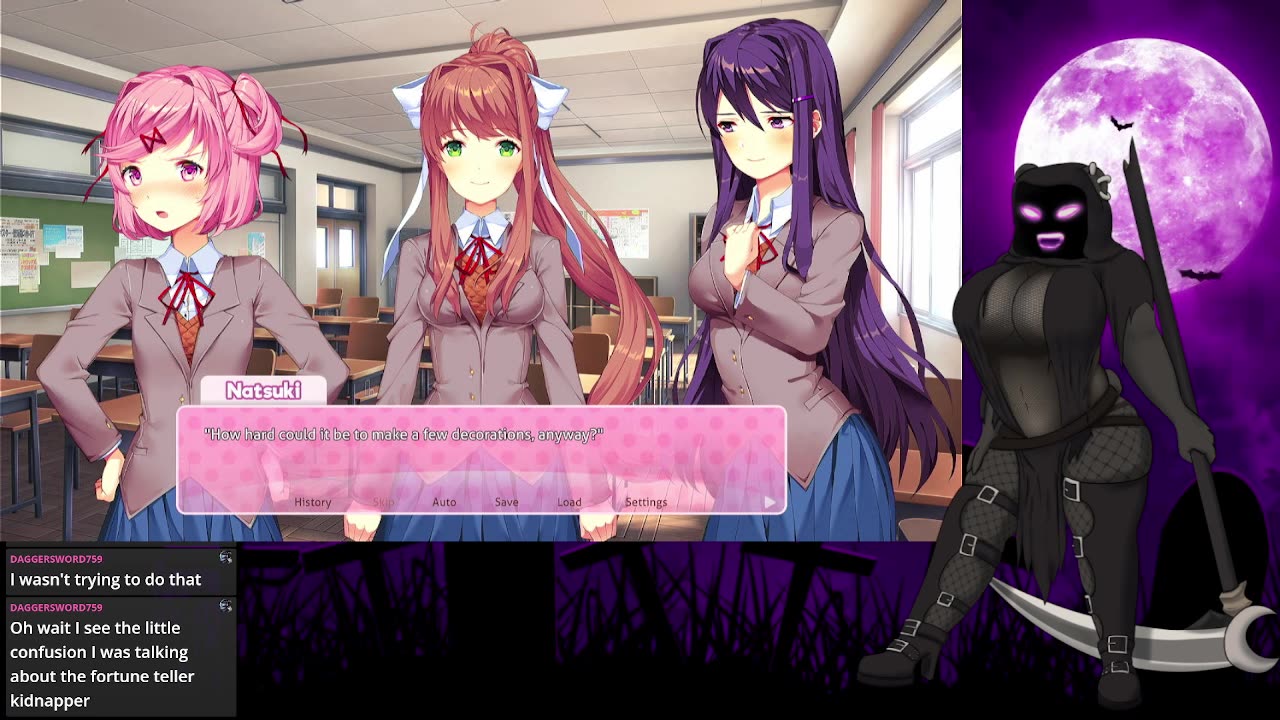 lets play Doki Doki Literature Club Plus! episode (2)