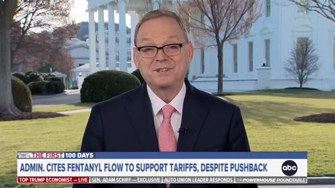 WH Kevin Hasset: "We launched a drug war, not a trade war" on Mexico and Canada