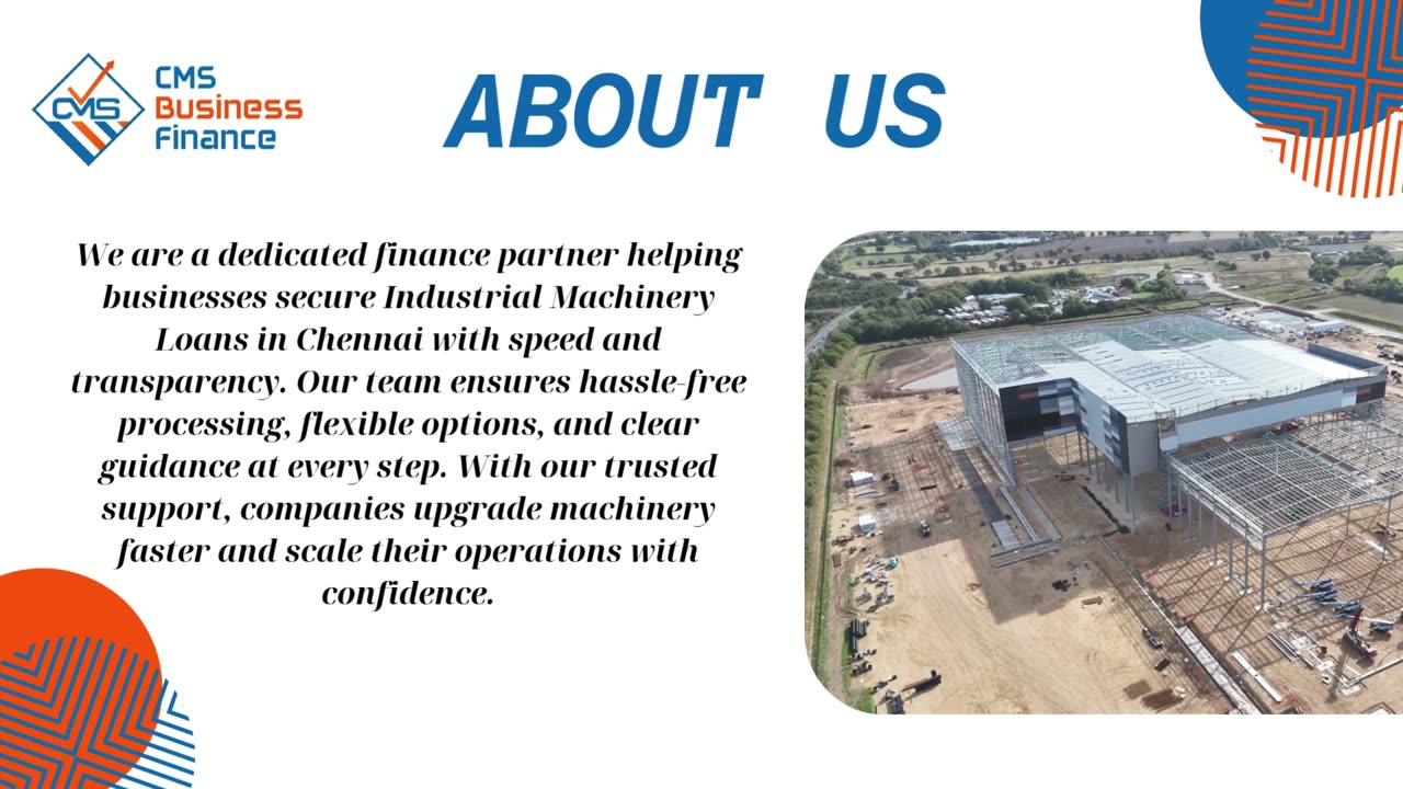 “Why Choose CMS for Hassle-Free Industrial Machinery Loans in Chennai with 48-Hour Approval?”