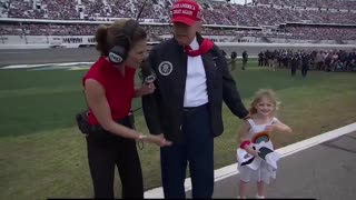 Trump Declares with His Granddaughter - There is a New Spirit Around the World