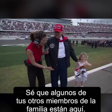 Trump Declares with His Granddaughter - There is a New Spirit Around the World