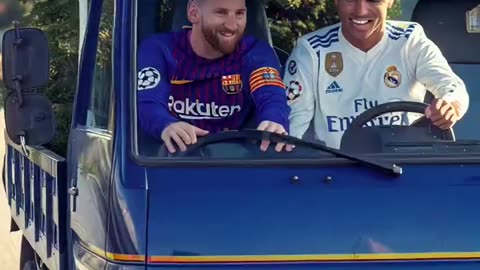 MESSI AND RONALDO AS PUSHPHA BHAU