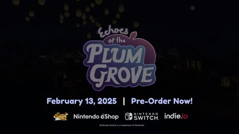 Echoes of the Plum Grove - Official Nintendo Switch Release Date Trailer