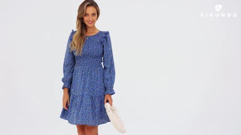 Get Ready to Turn Heads with This Flowy A-Line Spring Dress