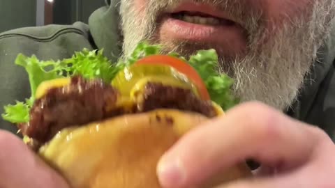 Trying the Big Shack Burger, Shack Sauce & Peppermint Bark Shake!