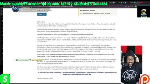 Youtuber D Derrell's Federal Charges of Medicaid_Medicare Fraud w_ Aggravated ID Theft