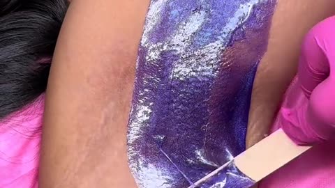 @Missamberlynn098 Underarm Waxing with Sexy Smooth Hypotonic Purple Seduction Hard Wax Tutorial