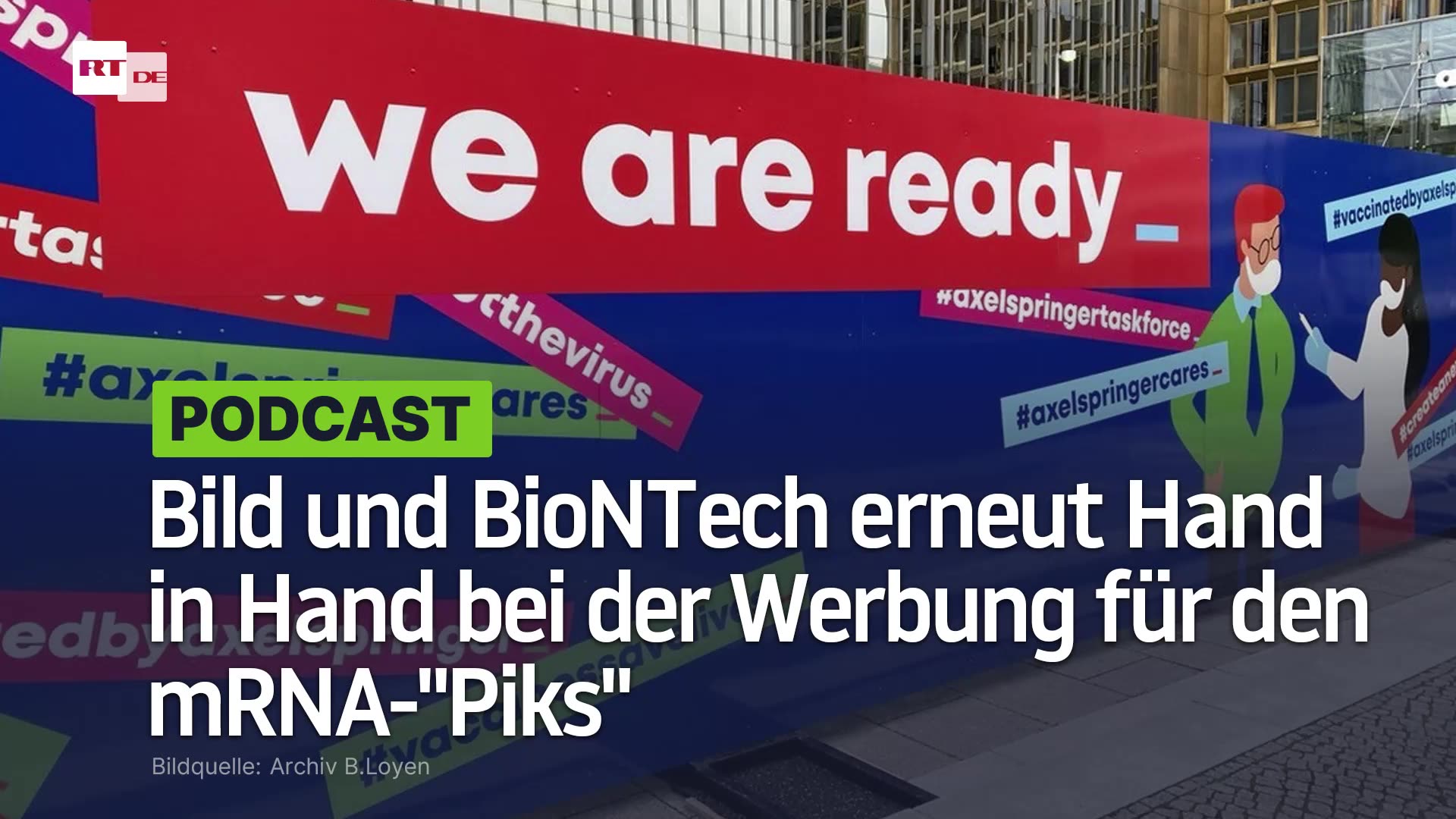 Bild und BioNTech erneut Hand in Hand bei der Werbung für den mRNA-Piks