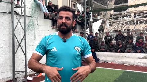 Soccer returns to Gaza pitch scarred by war and loss
