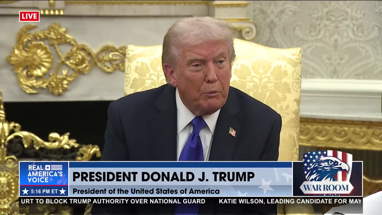 TRUMP ON THE TOMAHAWK MISSILES