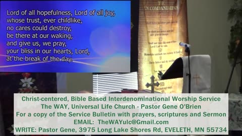 The WAY, ULC with Pastor Gene and Rebecca #315