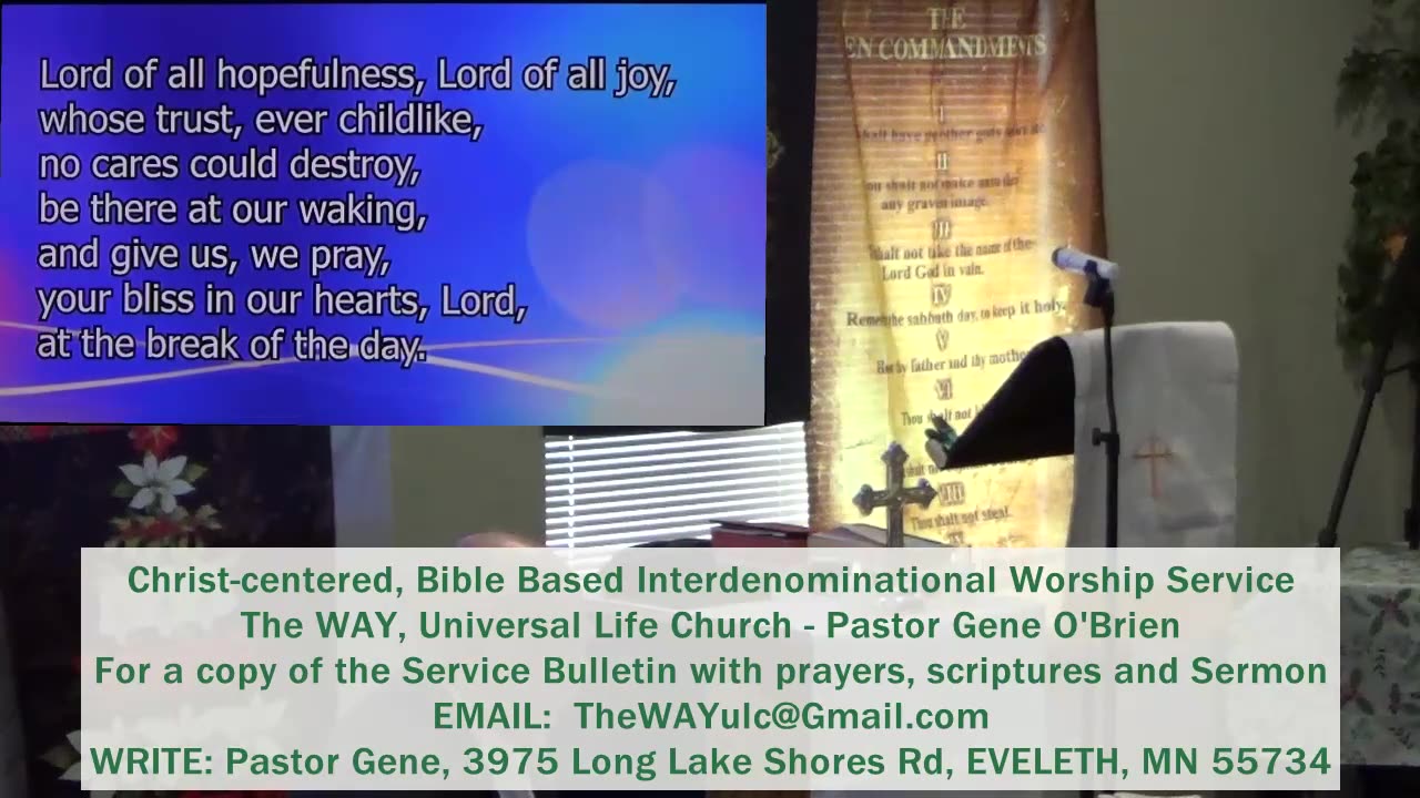 The WAY, ULC with Pastor Gene and Rebecca #315