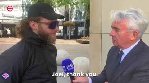 Full Channel 9 interview with Joel Davis about the NSN abolish the Jewish lobby protest in Sydney