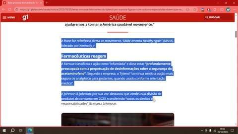 Texas processa fabricantes do Tylenol por suposta ligação com autismo.mp4