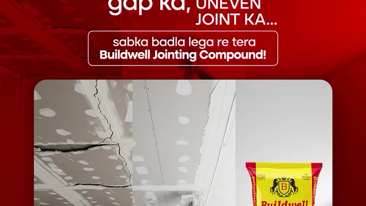 Cracks, Gaps, Uneven Joints — One Compound That Fixes Them All.