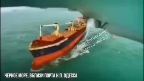 Russian UAVs are hitting Odesa ships…