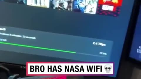 BRO HAS NASA WIFI