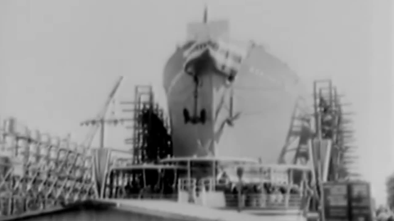 Launching of the SS Be... - Launching of the SS Benjamin Warner, Richmond, California - 428-npc-8994