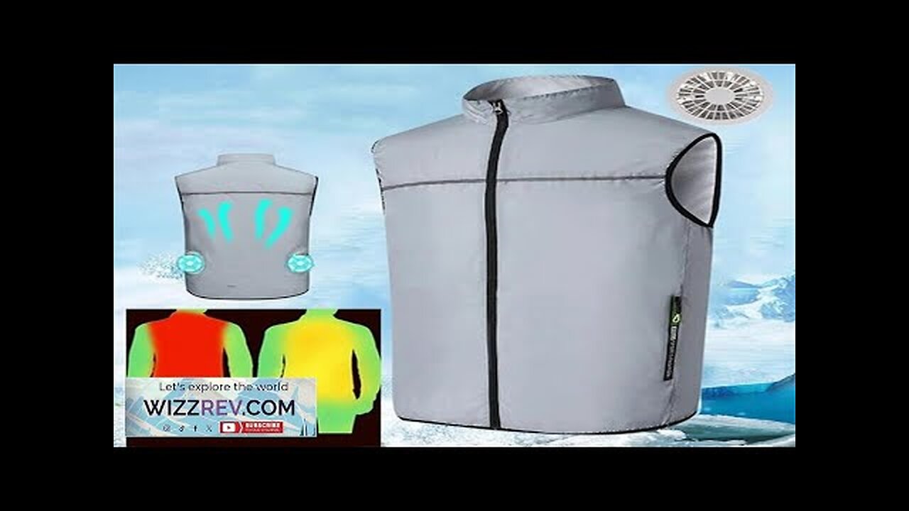 TENGOO Air Conditioning Clothing Vest Three Wind Speeds Heatproof Cooling Clothing USB Review