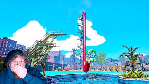 This Slide Isn’t Legal… (Waterpark Sim Episode 23)