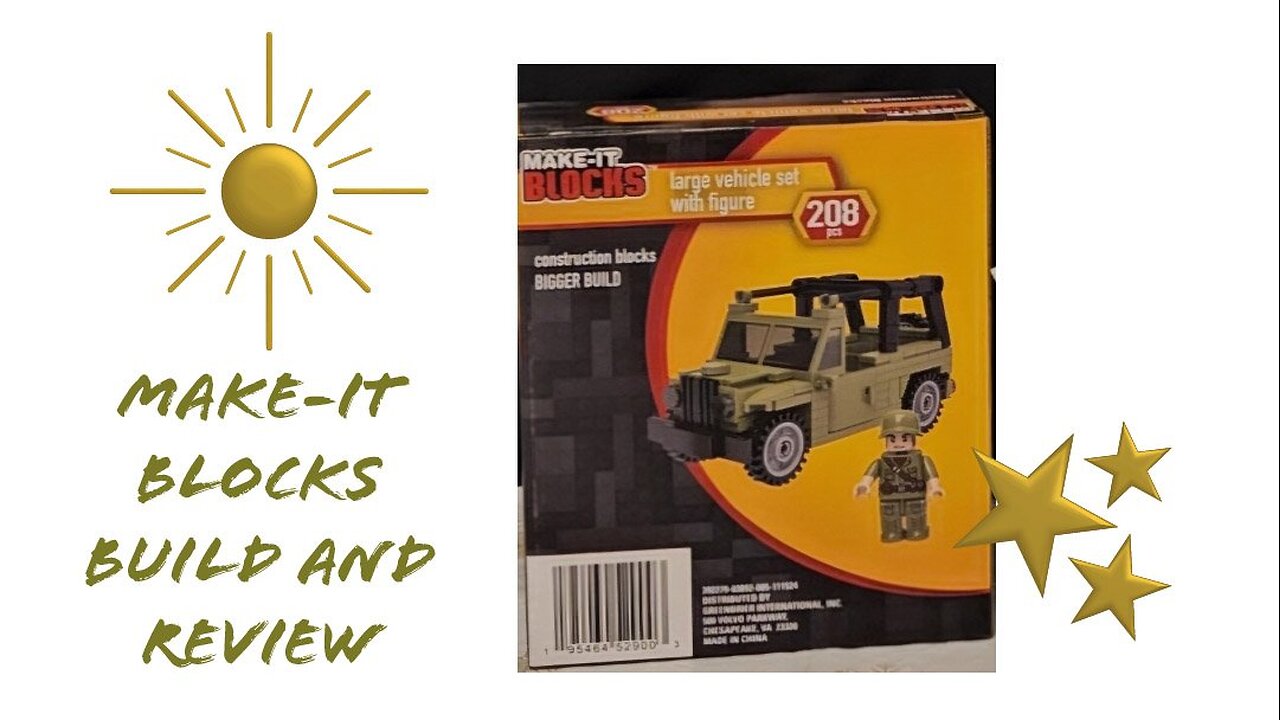 Make-It Blocks Green Jeep Build and Review!!!